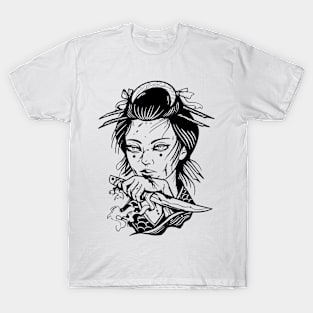 Geisha by Digent.ink T-Shirt